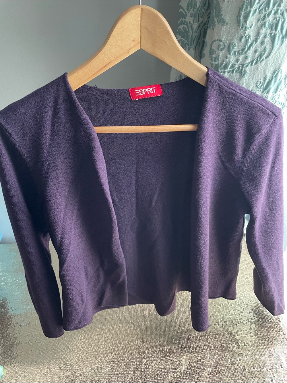 Vintage Esprit Plum Cardigan size L